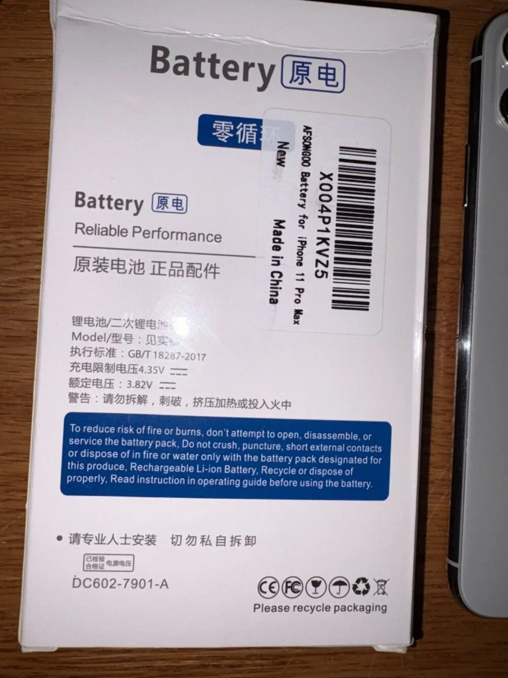 Apple iPhone 11 Pro Max 256GB Verizon GREAT CONDITION NEW BATTERY FOR INSTALL